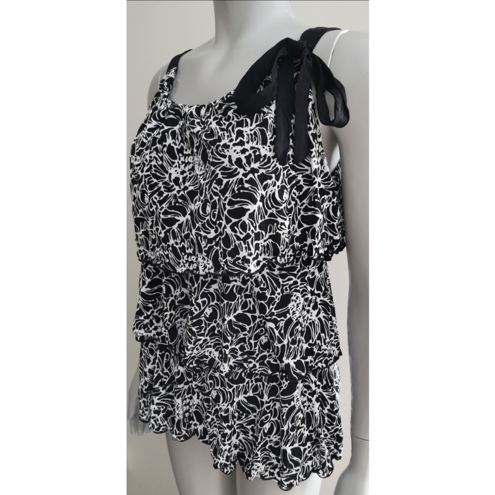 Style & Co. Petite layered sleeveless blouse